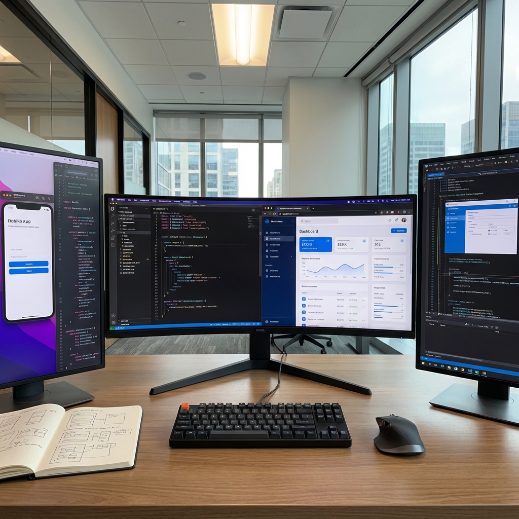 Software development: Desktop, Mobile, and Web